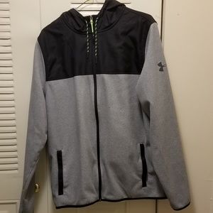Grey under armour hoodie
